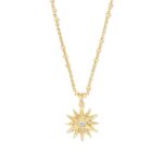 Star Charm Pendant Necklace in Gold