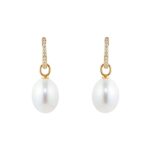 Kiki Classics 18ct Yellow Gold, Pearl Drops With 0.13cttw Diamond Hoop - Image 3