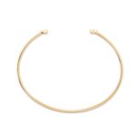 Marisa 14k Yellow Gold Cuff Bracelet in White Diamond - Image 3