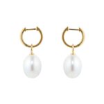 Kiki Classics 18ct Yellow Gold, Pearl Drops With 0.13cttw Diamond Hoop - Image 4